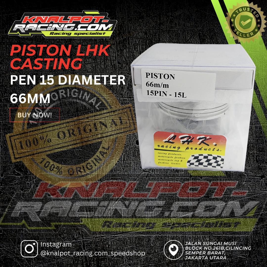 PISTON LHK CASTING PEN 15 DIAMETER 66MM LHK